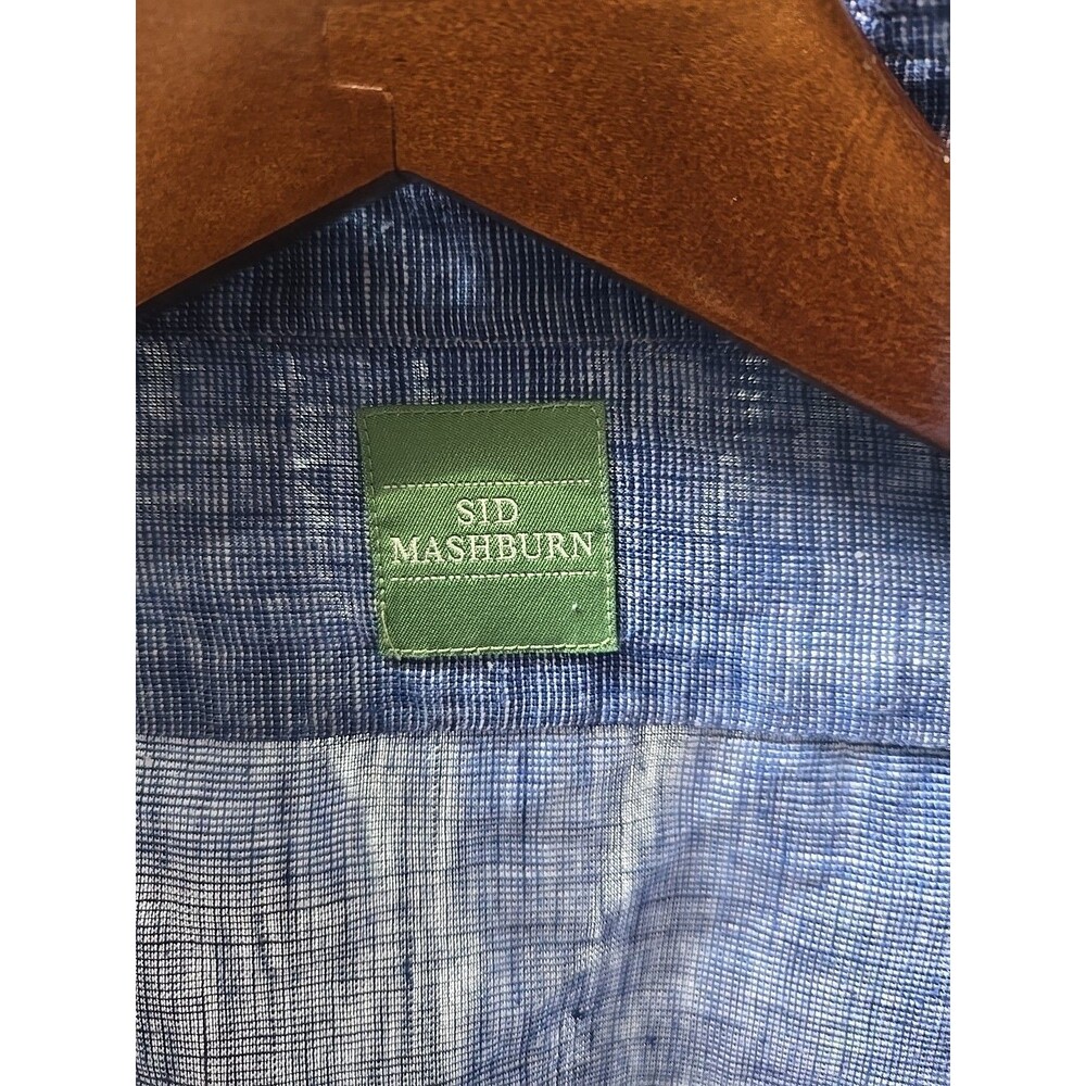 Sid Mashburn Indigo Casual Button-Down Shirt - Picture 5 of 9